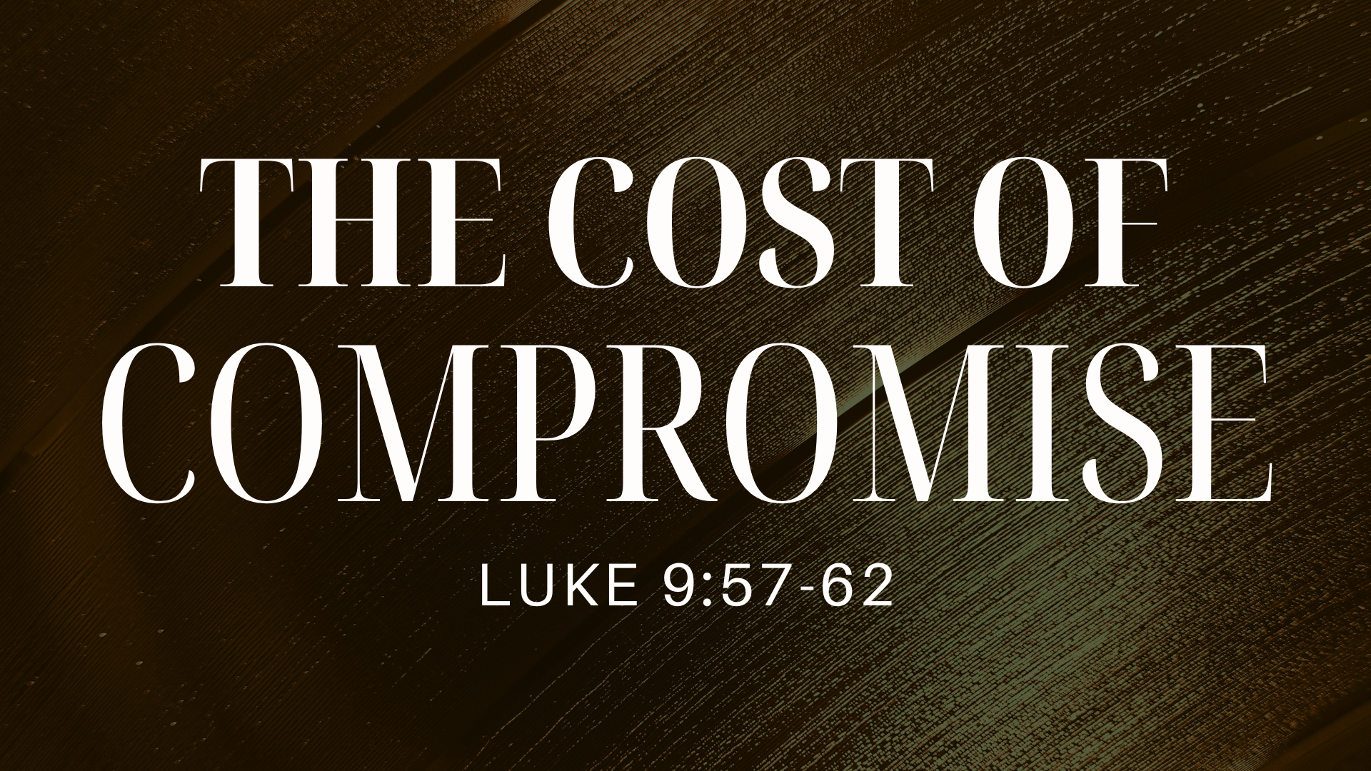 The Cost of Compromise