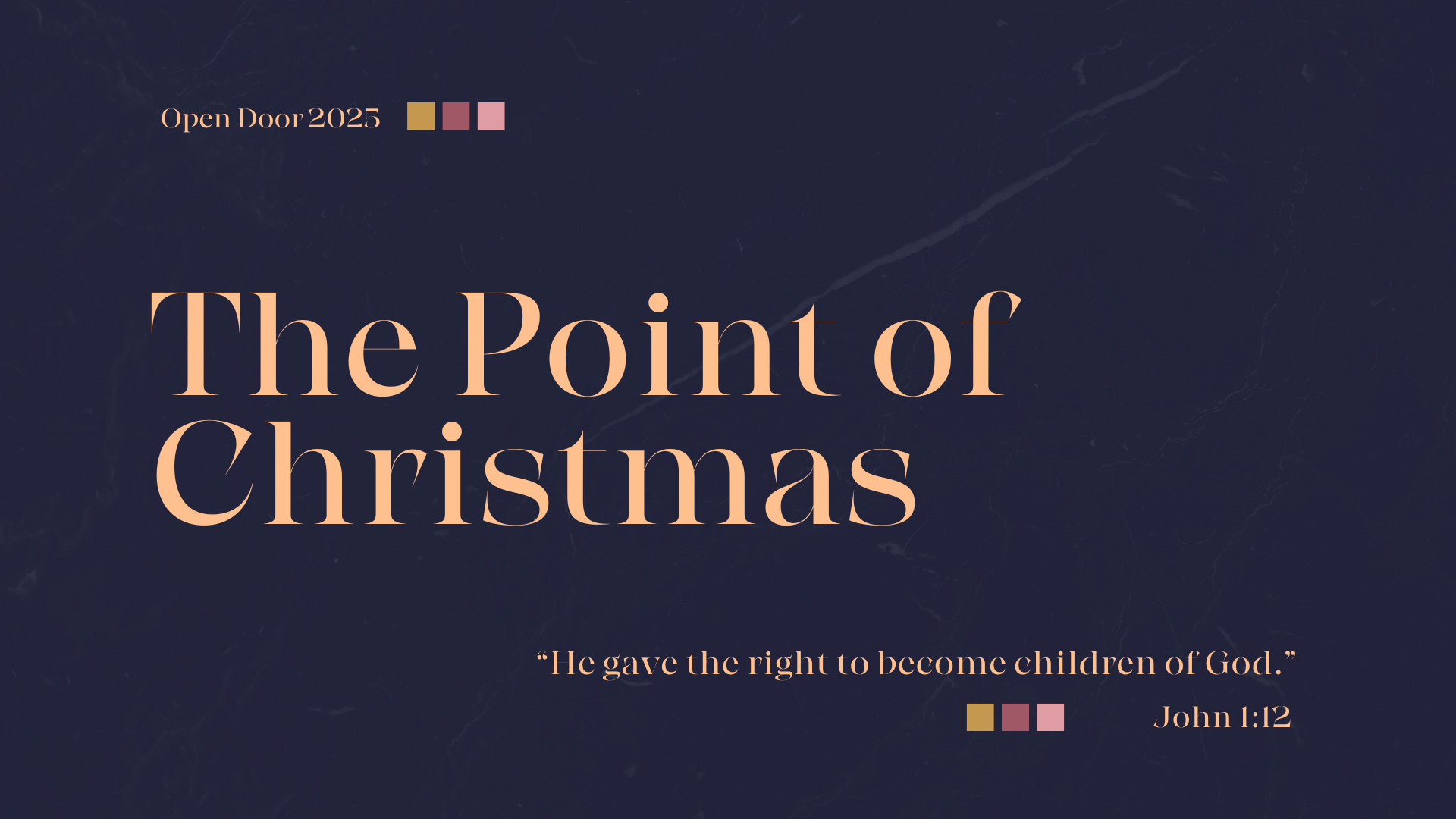 The Point of Christmas